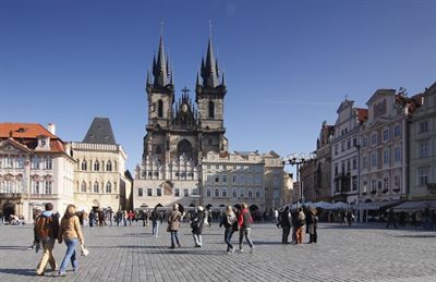 Praha - Staroměstské náměstí (Týnský chrám)